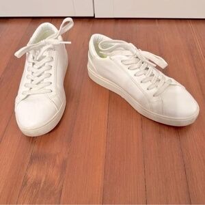 Thousand Fell Women's White Lace Up Fashion Sneaker (Size 6.5)